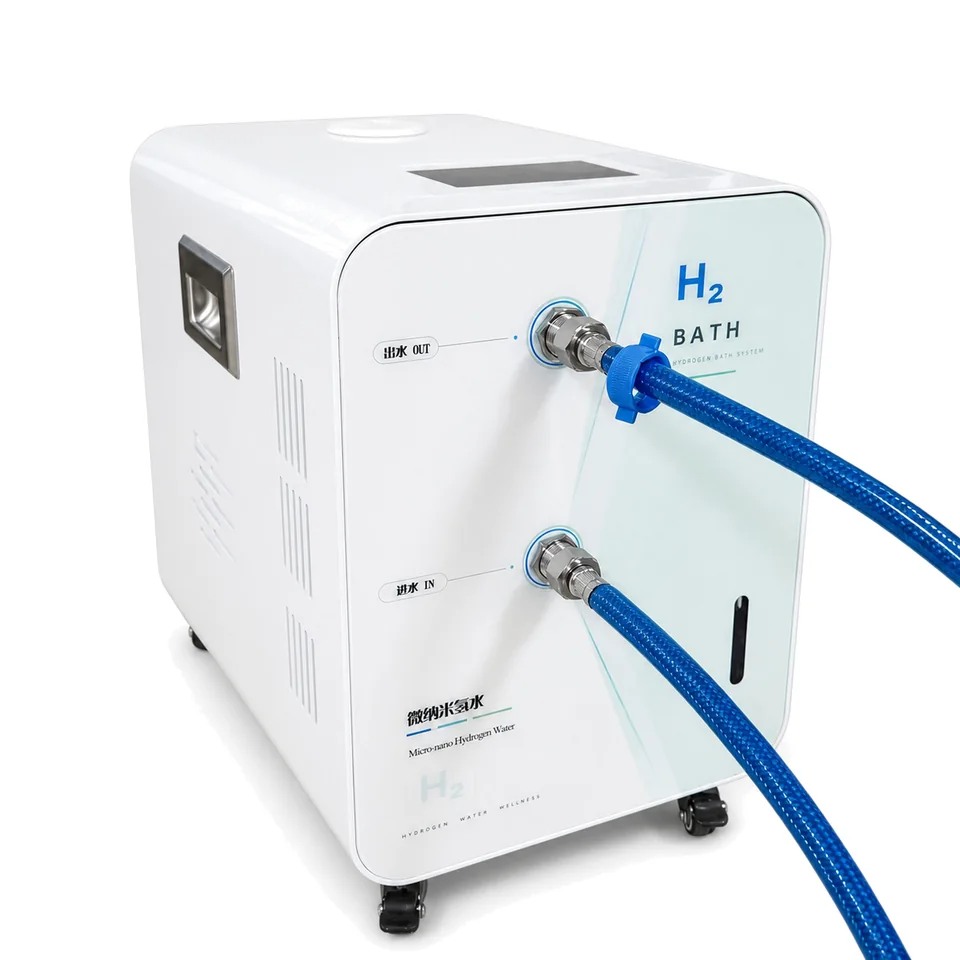 HSPA-2 hydrogen bath machine with inlet and outlet hoses